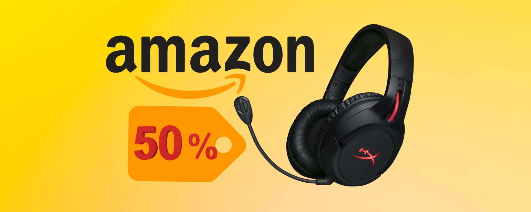 HyperX Cloud Flight: cuffie gaming SPAZIALI a prezzo STRACCIATO (50%)