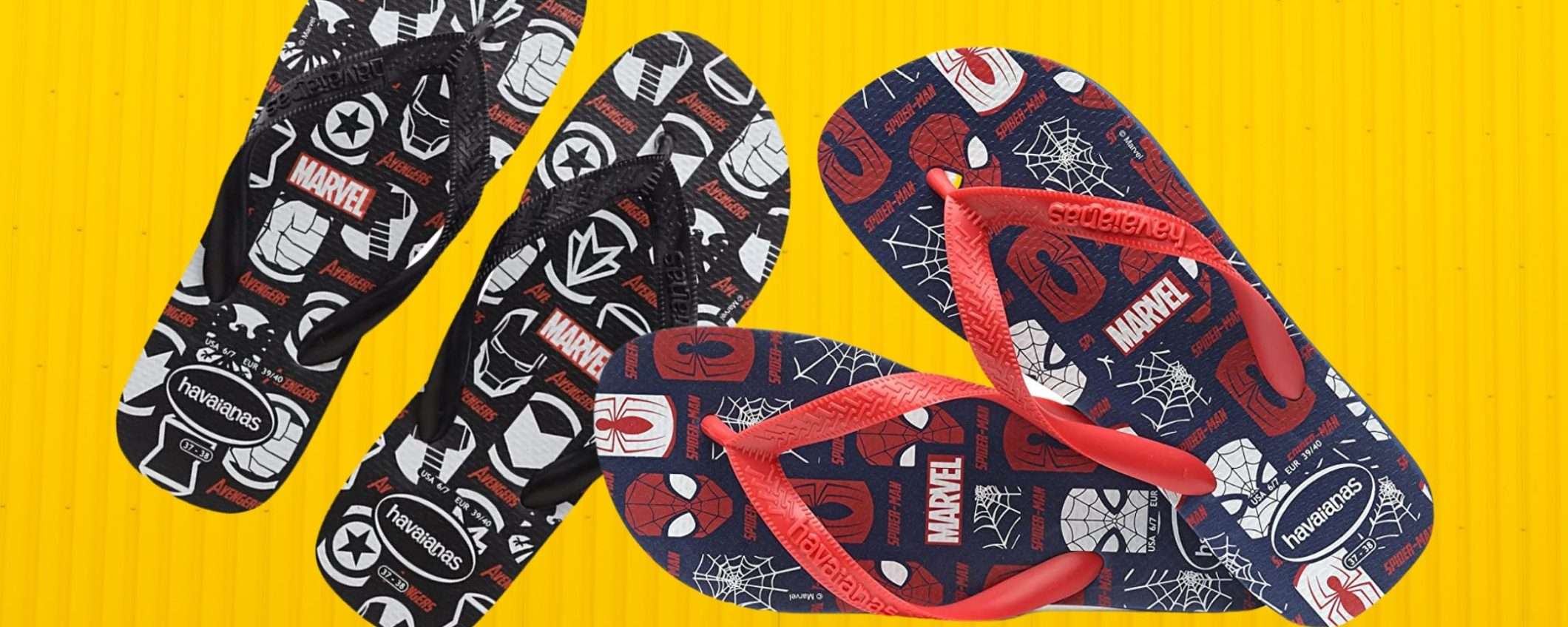 Infradito Havaianas Marvel a 10€ su Amazon: BOMBA limitata (sconto 56%)