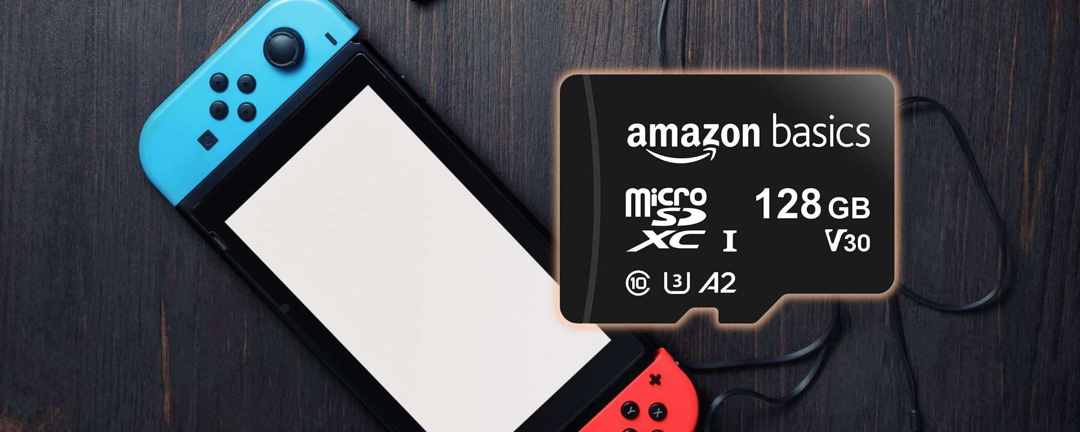 microSD per Nintendo Switch Amazon Basics: a questo prezzo è un AFFARE