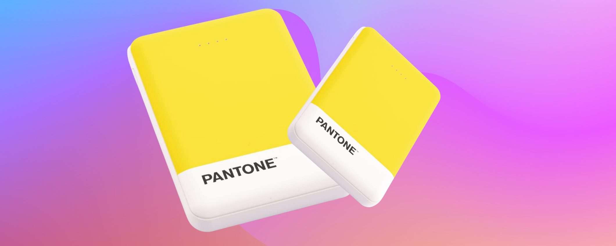 La tua vita in PANTONE: il powerbank da 5000mAh da avere in tasca