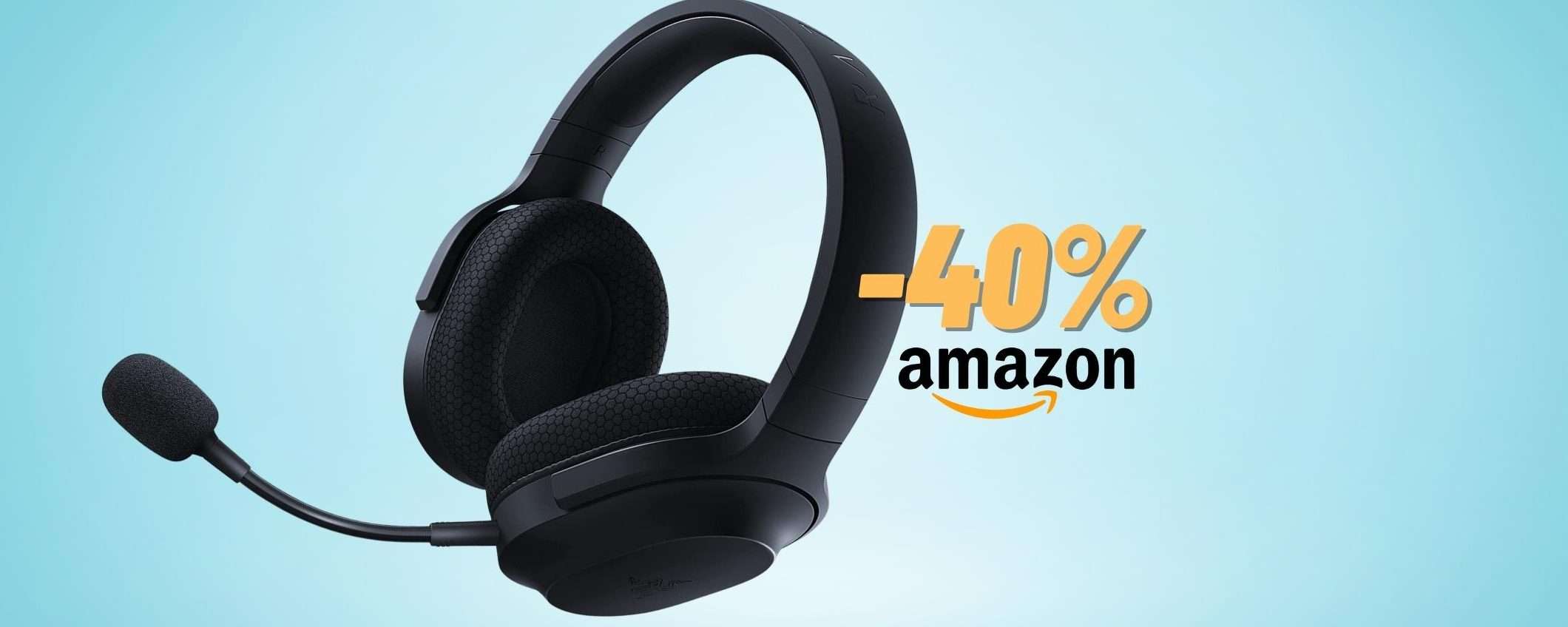 Audio spaziale e gaming TOP: Razer Barracuda X al 40% di sconto