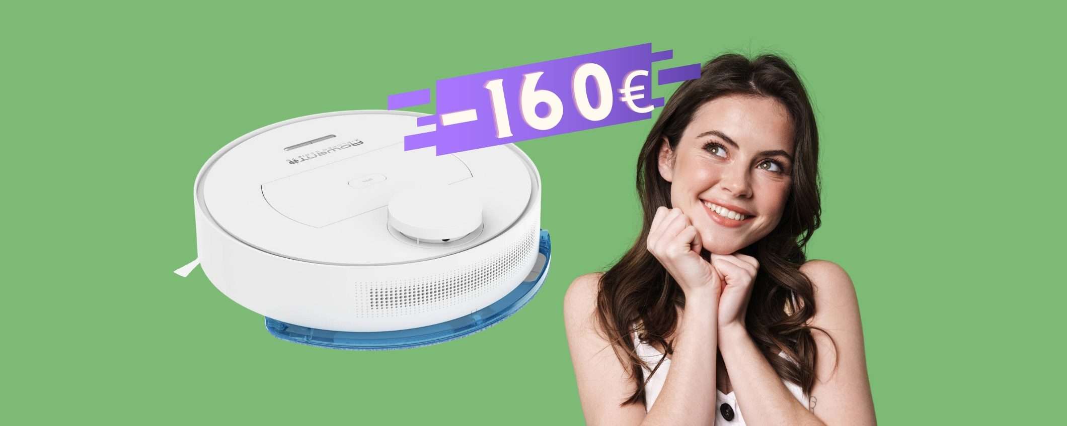 Robot X-Plorer Rowenta: aspira e lava, su Amazon a 186€ in MENO