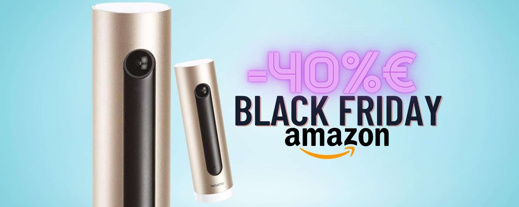 Black Friday e il prezzo CROLLA: telecamera Netatmo invisibile