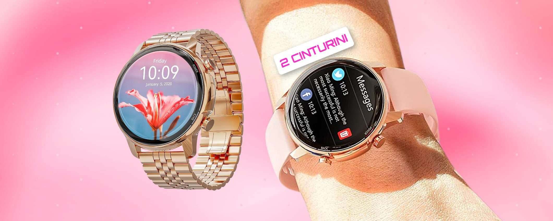 Sembra FOLLE, ma questo smartwatch da donna costa realmente 59€