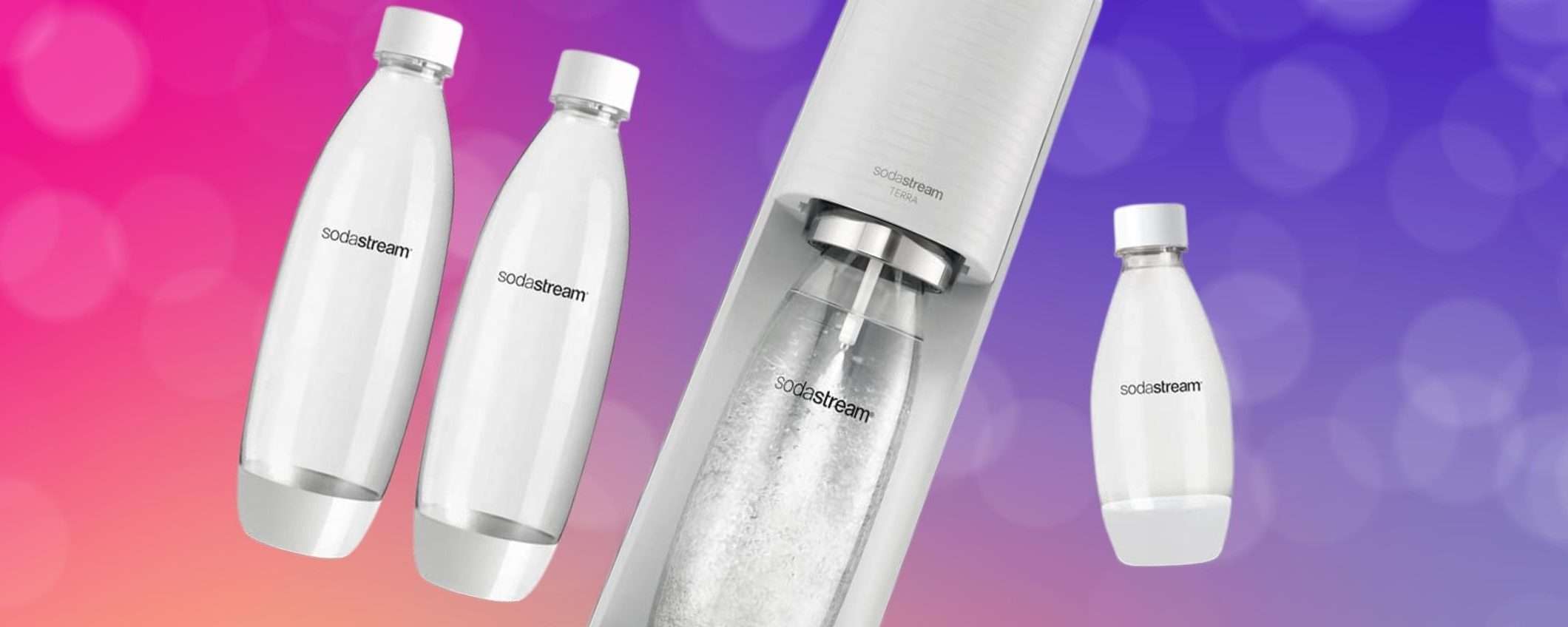 Acqua che frizza, la fai tu a casa: SodaStream da PROVARE, mini prezzo