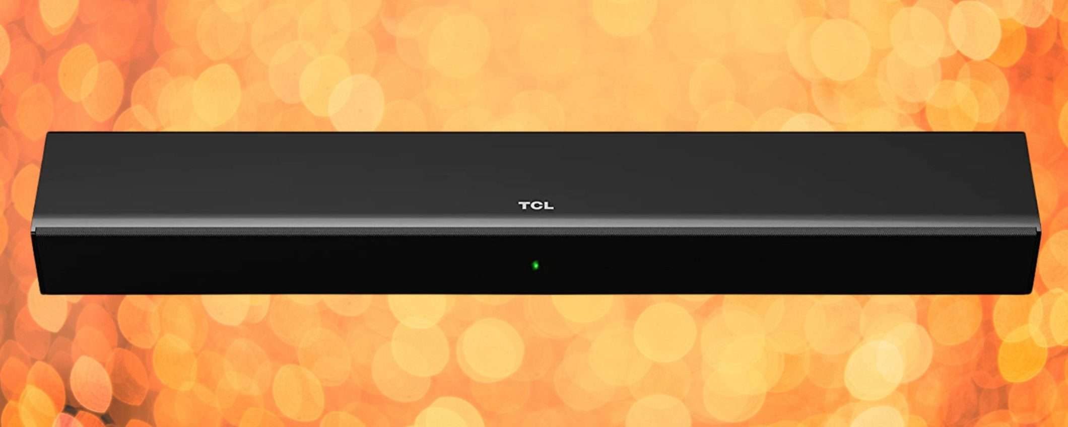 TCL: 39€ per una soundbar PAZZESCA da 60W (wireless e a cavo)