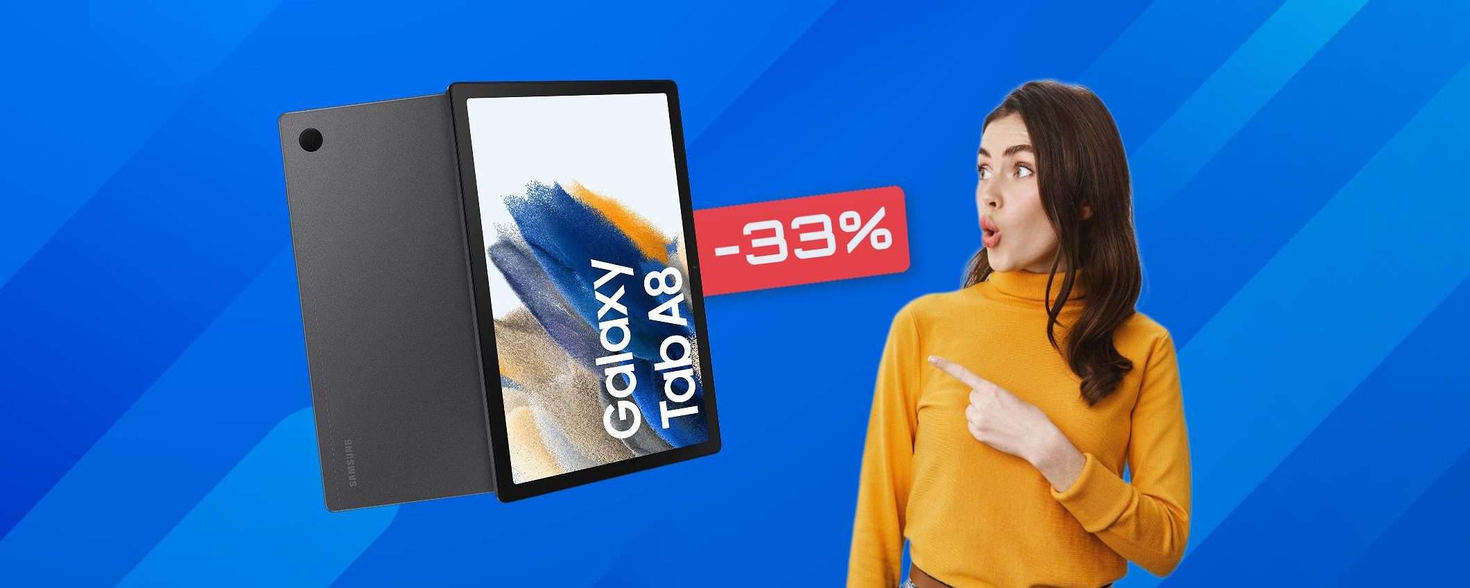 Tablet Samsung IMPERDIBILE con questo MEGA SCONTO: bastano 186€