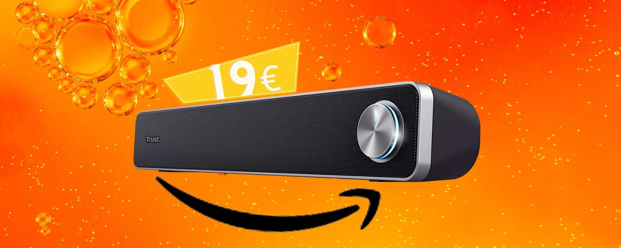 Trust Arys: soundbar PC compatta a MENO di 20€