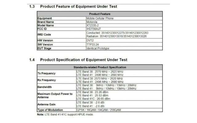 Moto G53 e Moto G73 certificazione