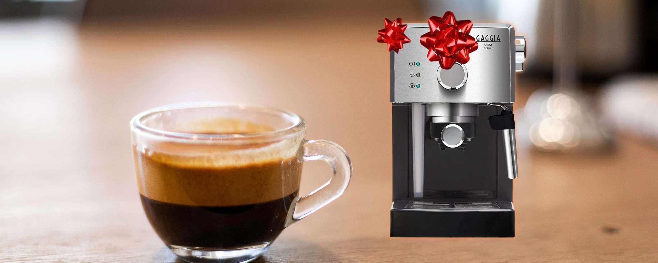 Macchina Caffè Espresso con cialde e macinato: offertissima Amazon (-46%)