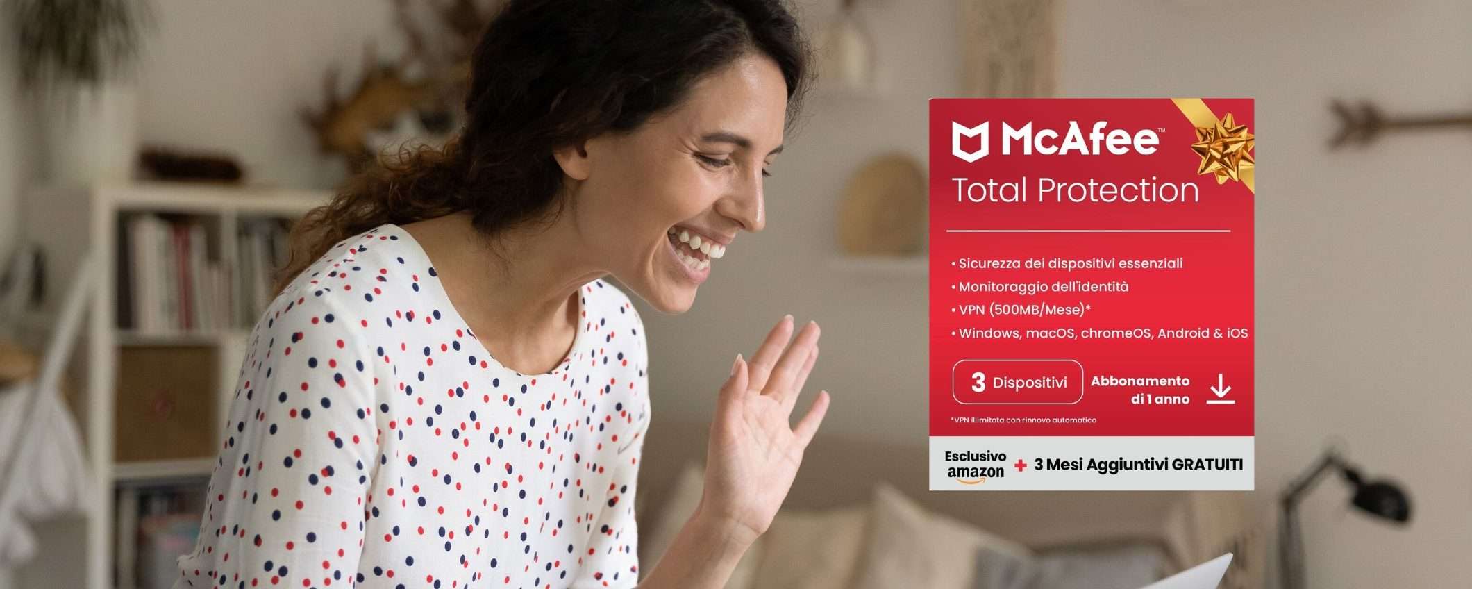 McAfee Total Protection 2023: esclusiva Amazon in offerta shock, solo 14 euro