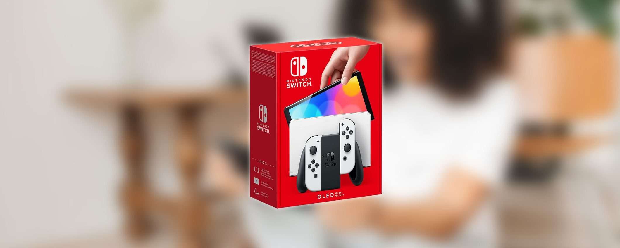 Nintendo Switch OLED in offerta su Amazon: consegna RAPIDA