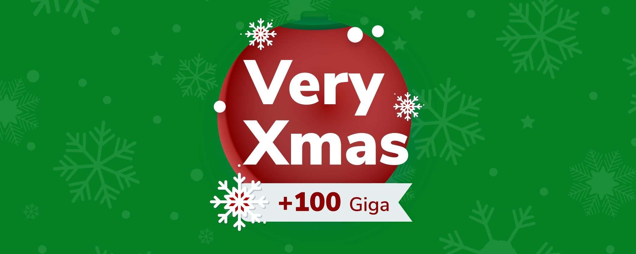 Very Xmas: 200GB a meno di 7 euro al mese