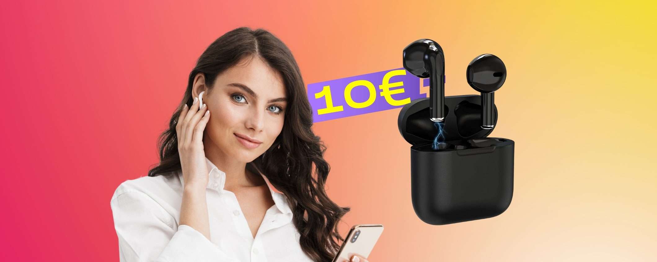 Auricolari Bluetooth impermeabili con 30 ore autonomia a 10€ (-78%)