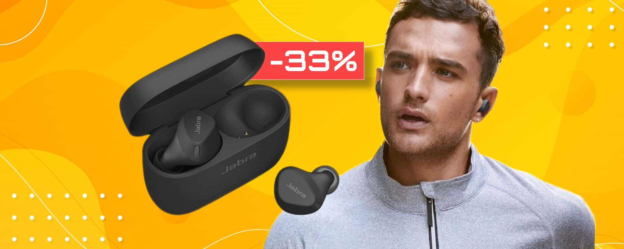 Auricolari Jabra, per gli sportivi sono il TOP: c'è anche ALEXA (79€)