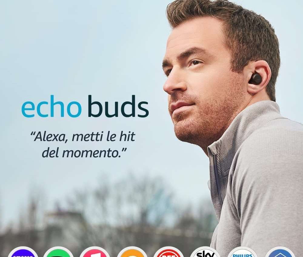 Amazon Echo Buds in forte sconto: le migliori CUFFIE ECONOMICHE con ANC