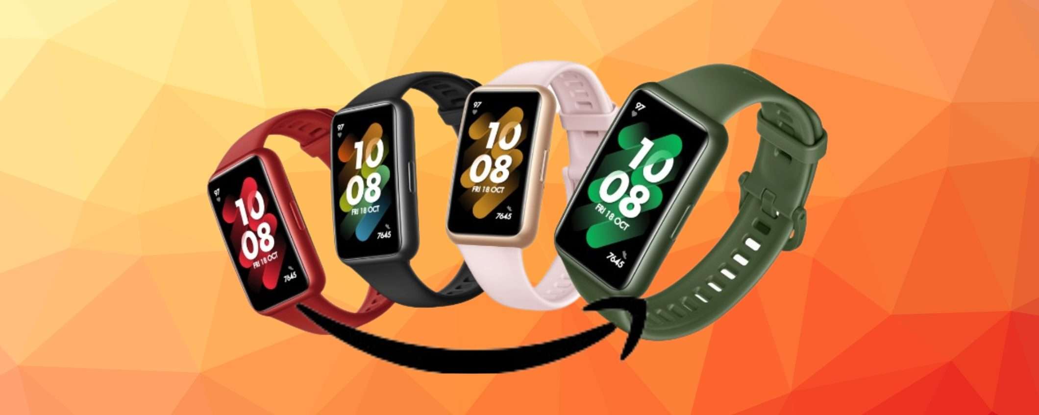 Huawei Band 7: il 2023 inizia subito alla grande con Amazon (-17%)