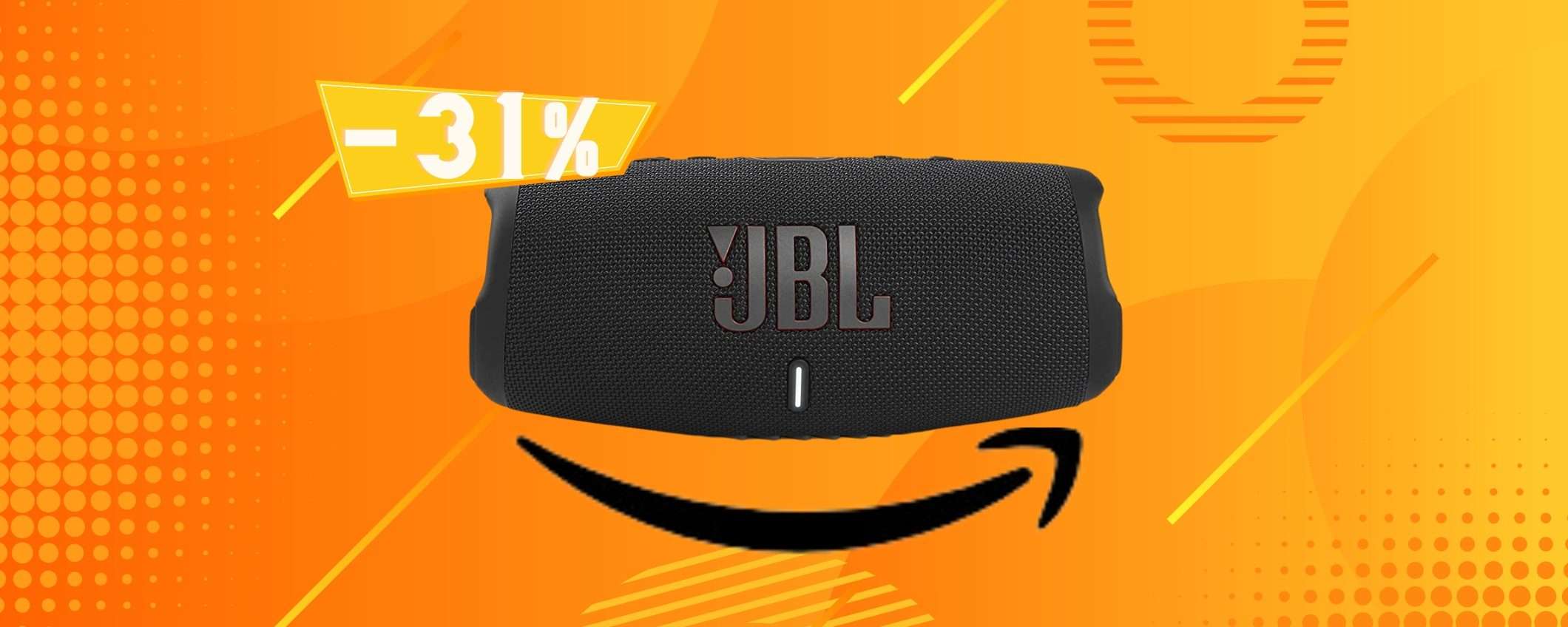 JBL Charge 5: lo speaker portatile MOSTRUOSO a prezzo WOW su Amazon