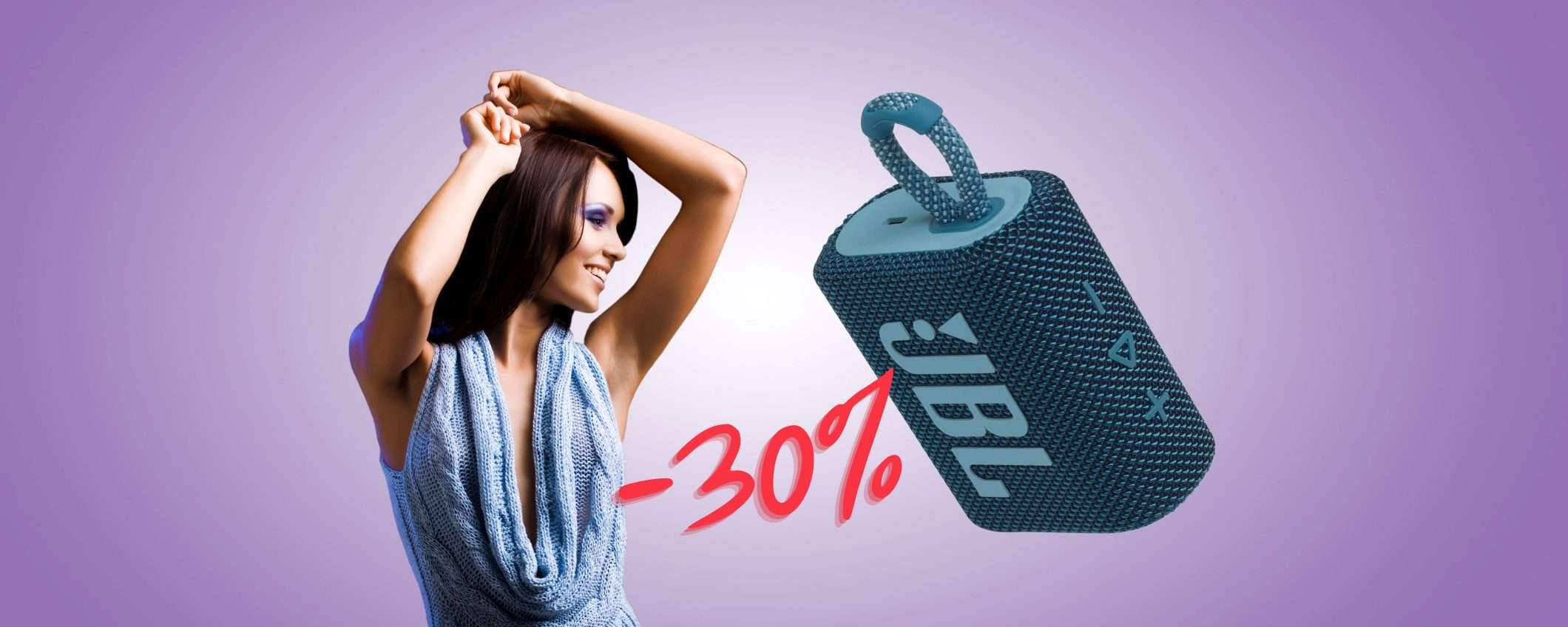 JBL GO 3: torna lo SCONTO FOLLE per lo speaker Bluetooth più bello