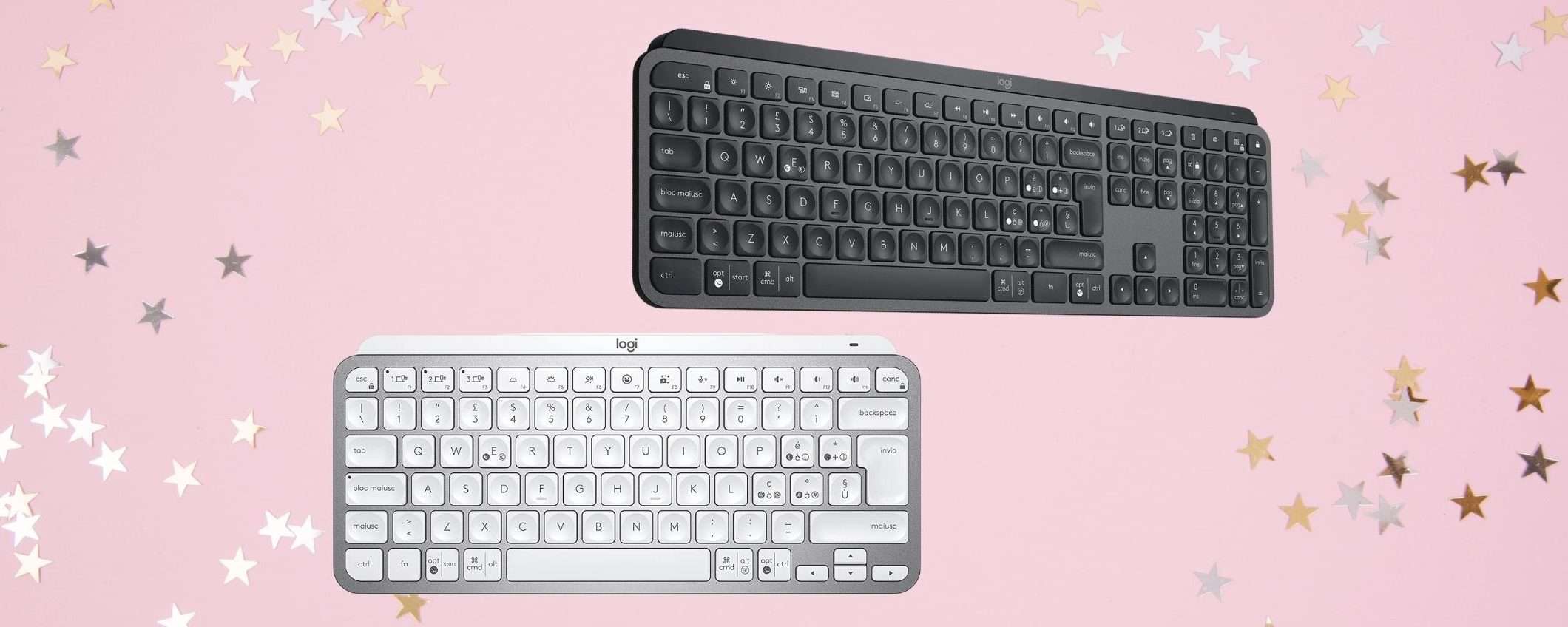 Logitech MX Keys: la migliore tastiera SCENDE sotto i 100€, anche MINI