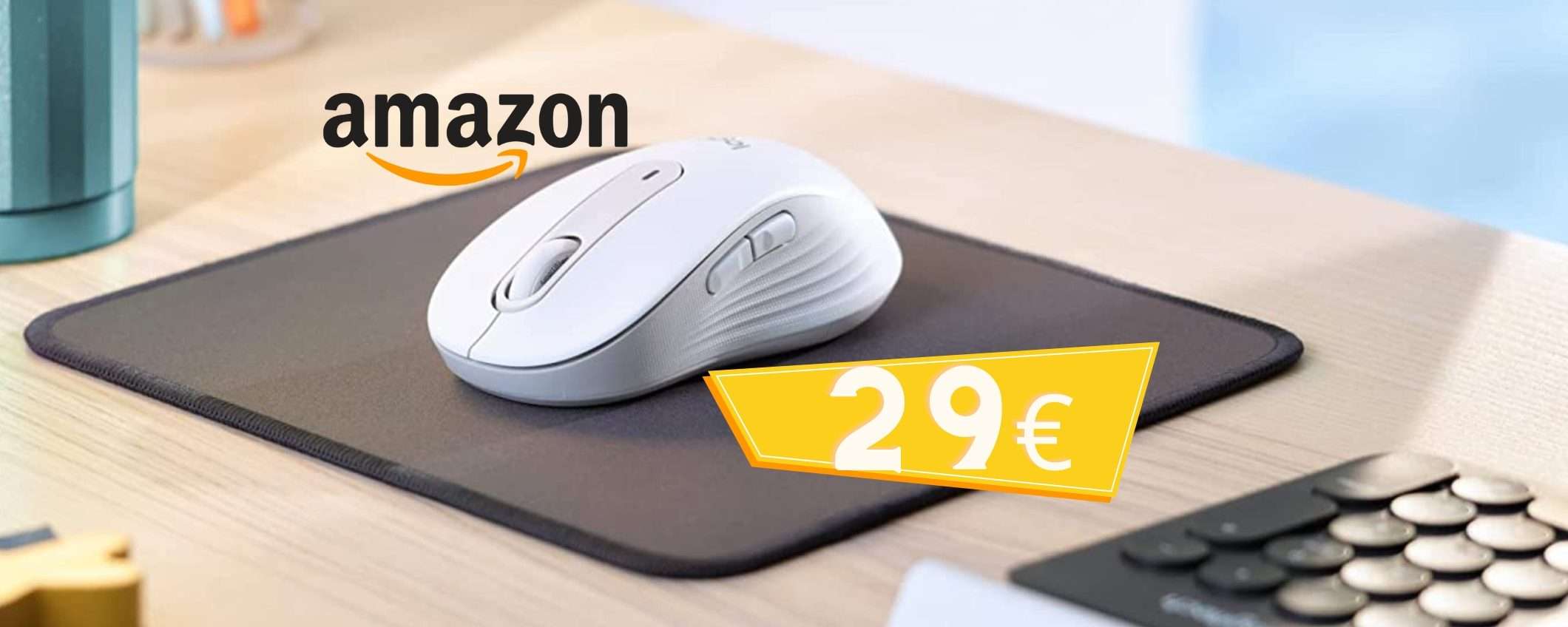 Logitech Signature M650: mouse ECCEZIONALE a pochissimo, circa 29€