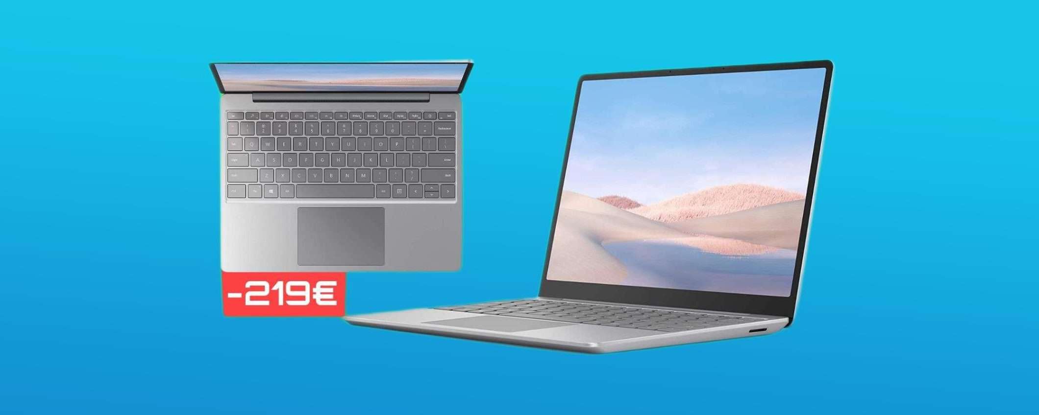 Microsoft Surface Laptop Go: il più POTENTE a prezzo da sogno (-219€)