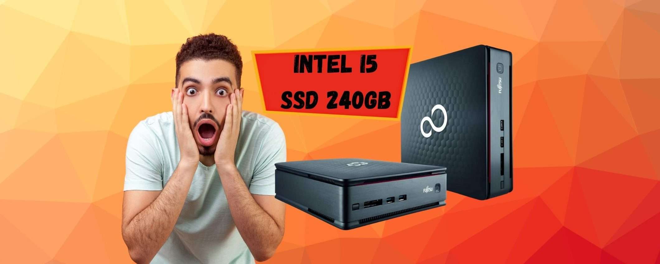 Mini PC i5 con SSD da 240GB a 124€: BOMBA Amazon (ricondizionato)