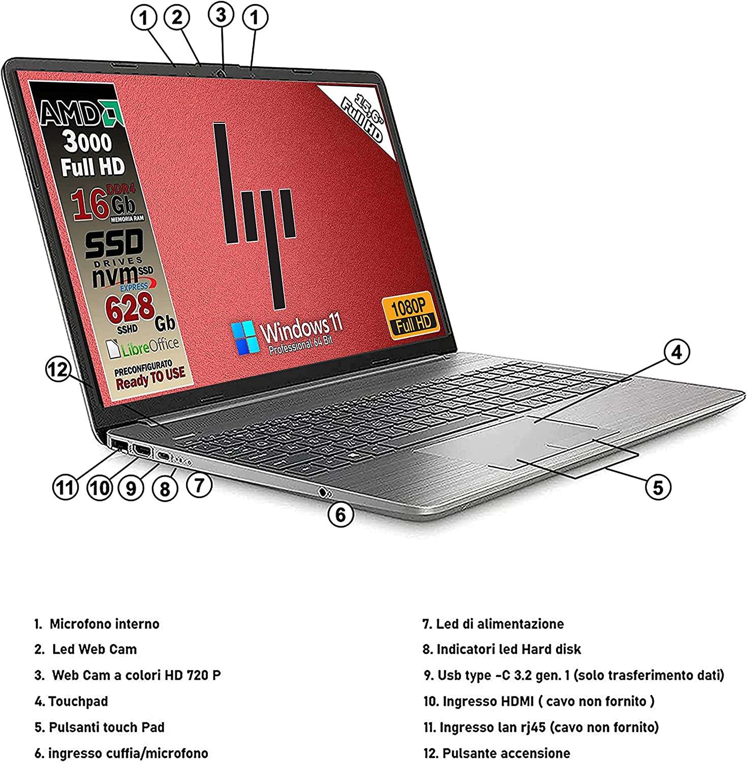 notebook-hp-16gb-ram-628gb-memoria-prezzo-assurdo-specifiche