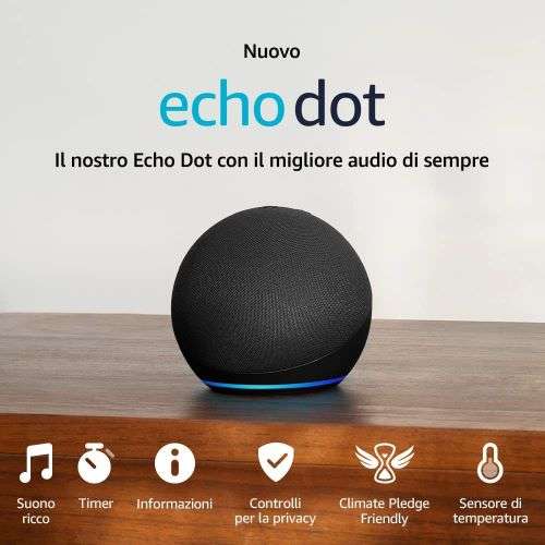 nuovo echo dot quinta generazione