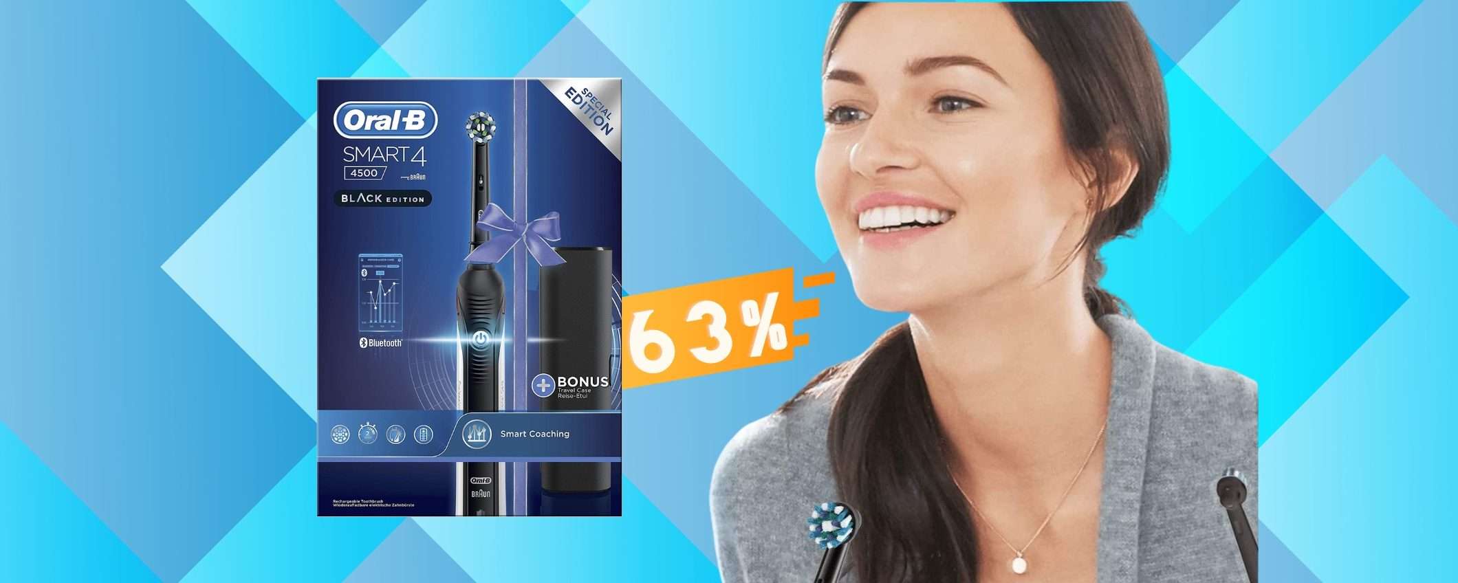 Oral-B Smart 4: il RE degli spazzolini elettrici CROLLA al 63%