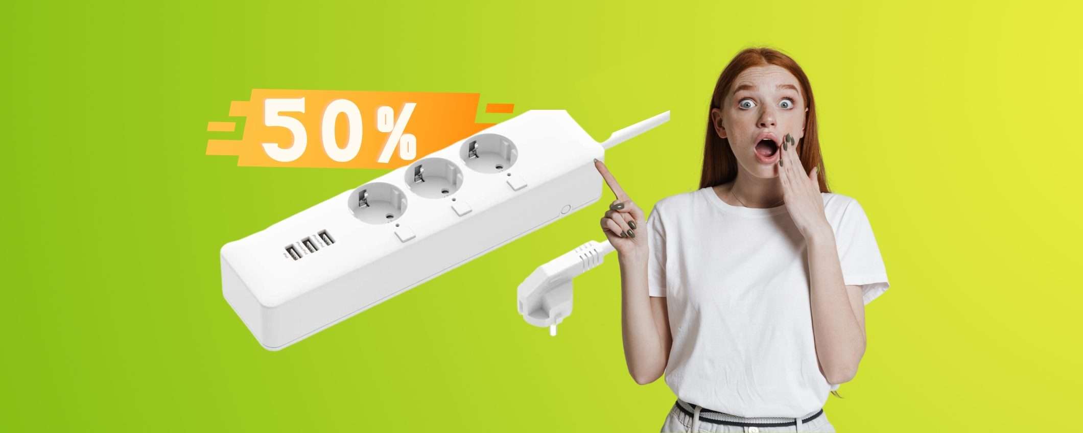 Presa multipla intelligente: con il COUPON segreto risparmi il 50%