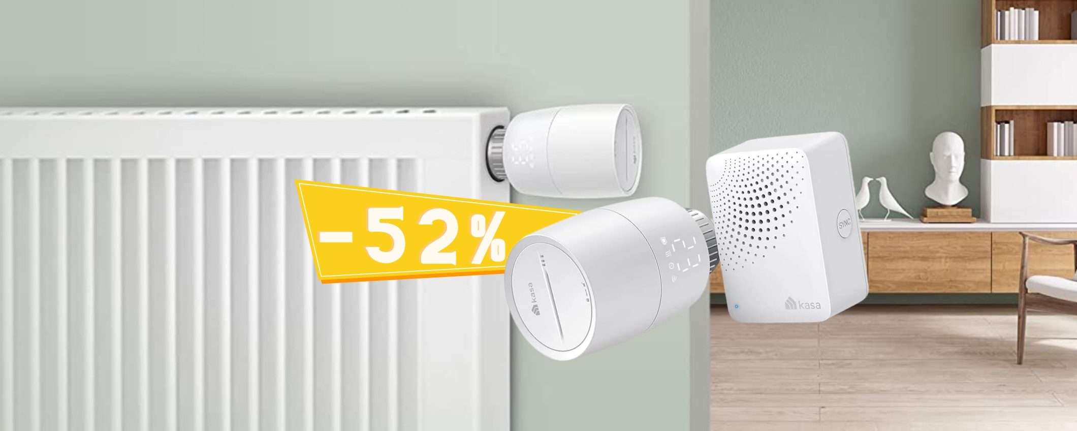 Risparmia gas/metano con la valvola termostatica smart TP-Link (-52%)