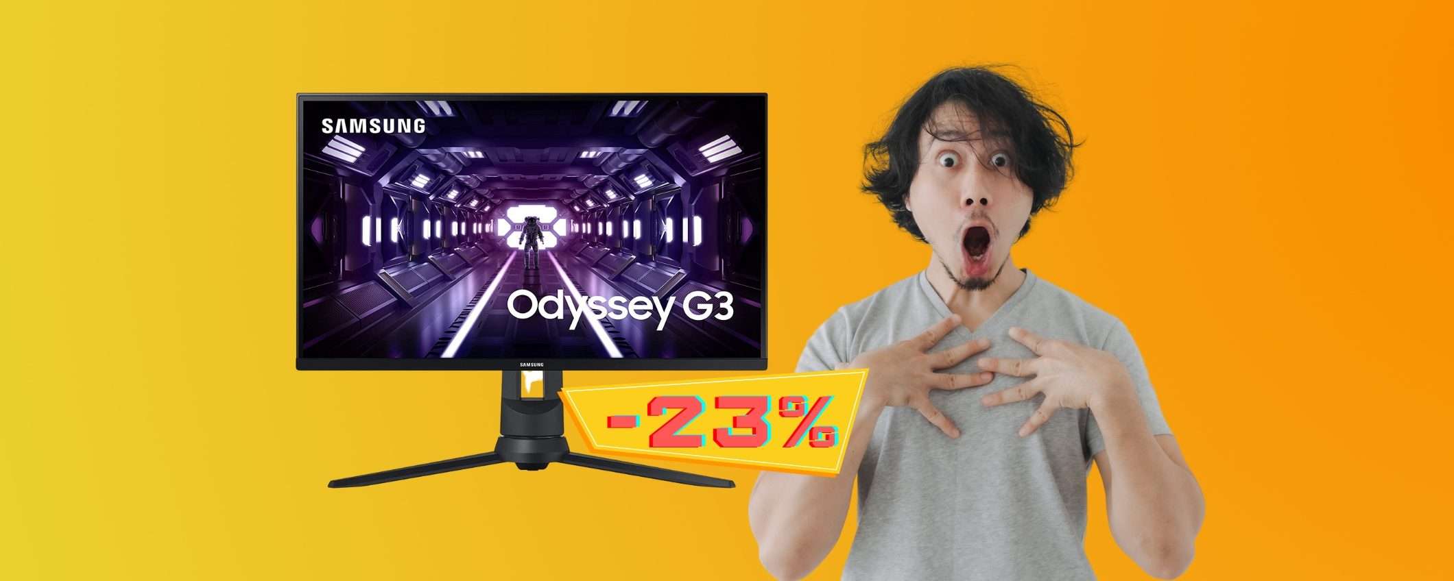 Samsung Odyssey G3: monitor gaming EPICO a prezzo WOW