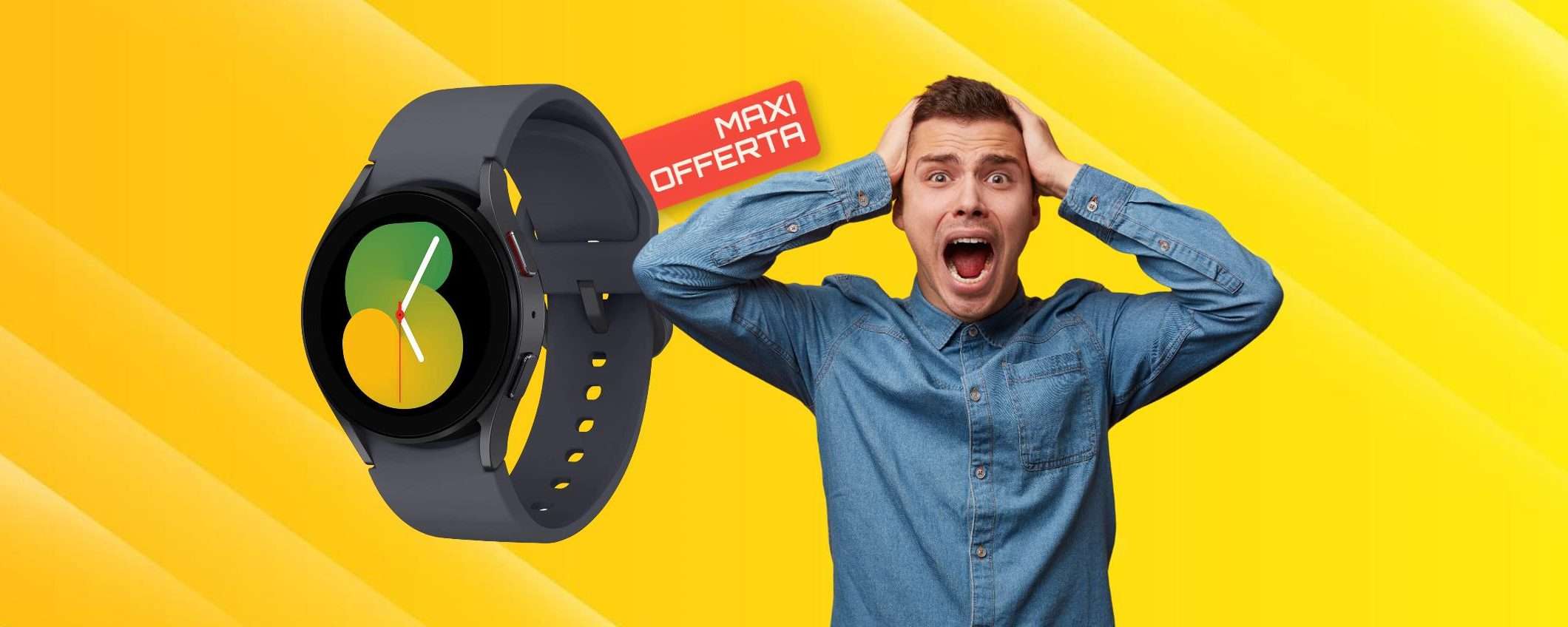 Samsung Galaxy Watch 5: prezzo DA URLO con questo SCONTO (-79€)