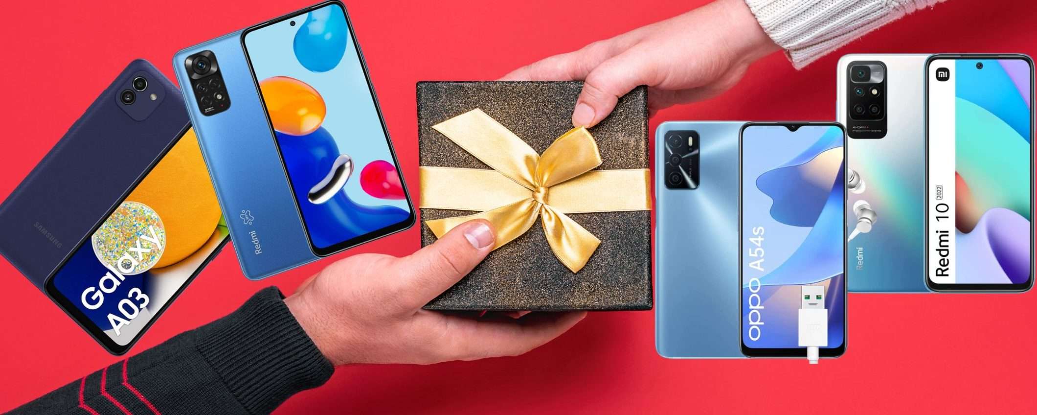 5 smartphone di qualità a meno di 200€ per Natale (Amazon)