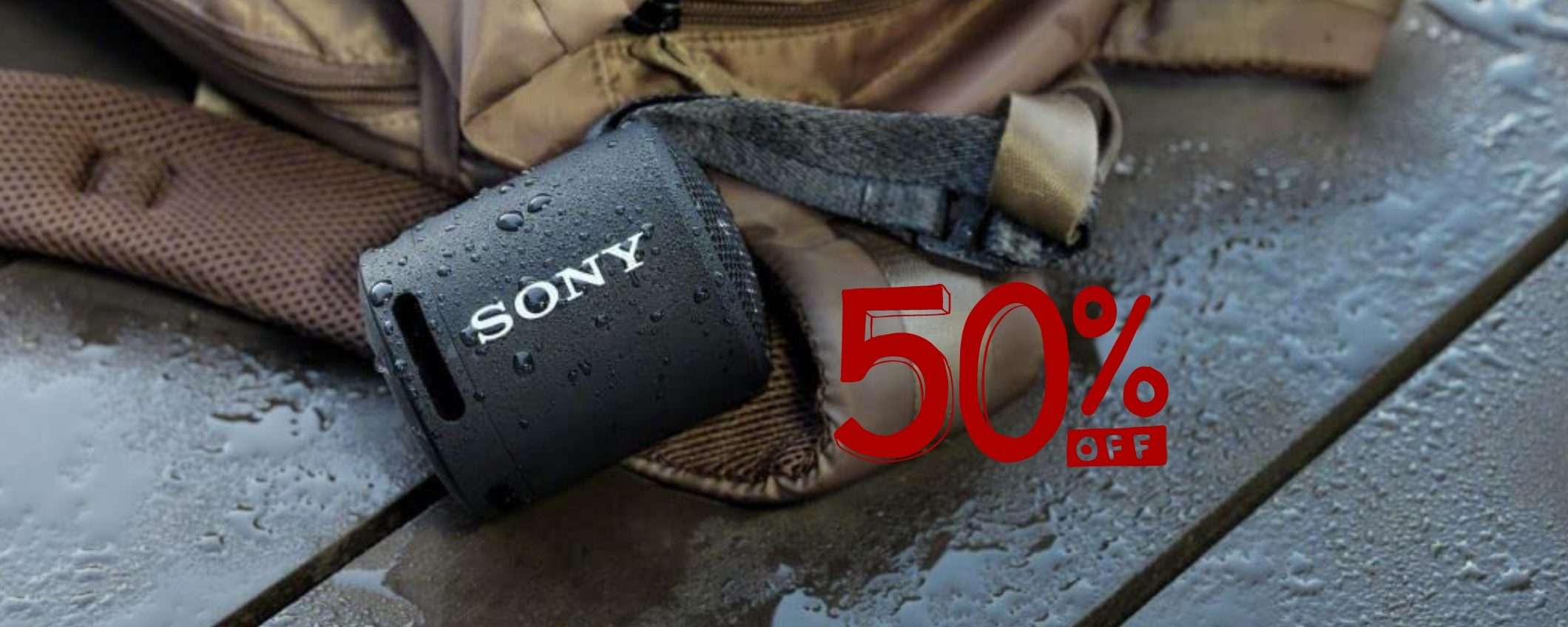 Sony: speaker Bluetooth MINI con audio ESAGERATO (-50%)