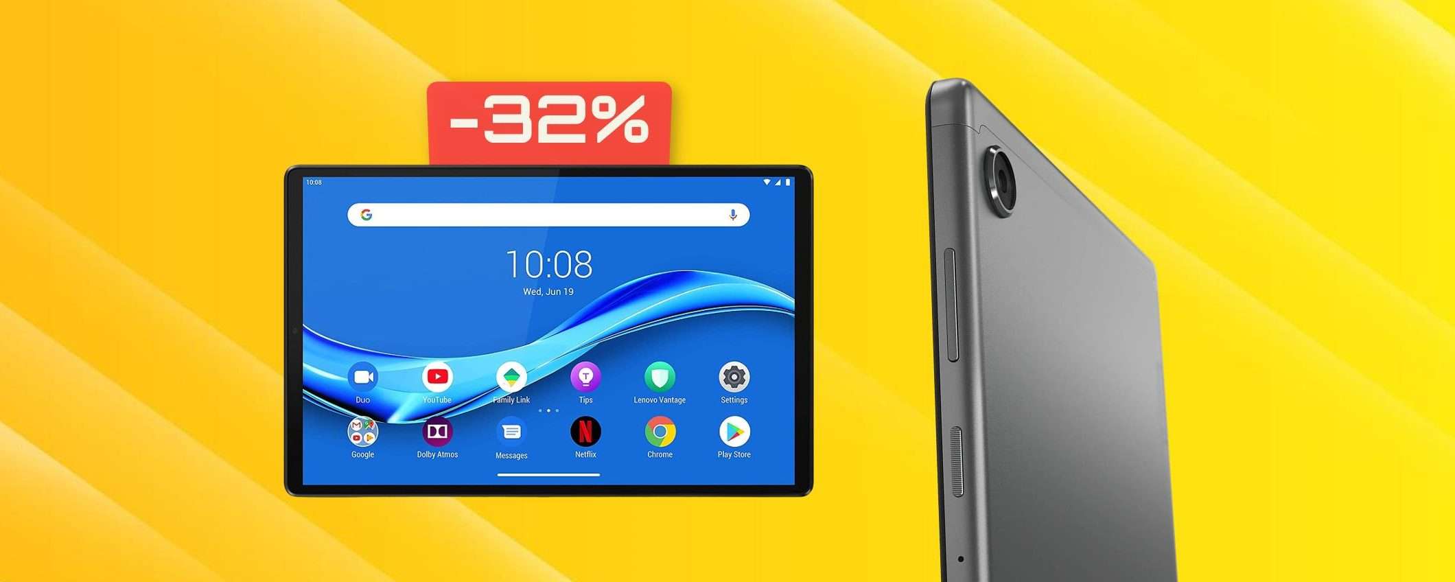 Tablet Lenovo ad appena 169€: il regalo di Natale da NON PERDERE