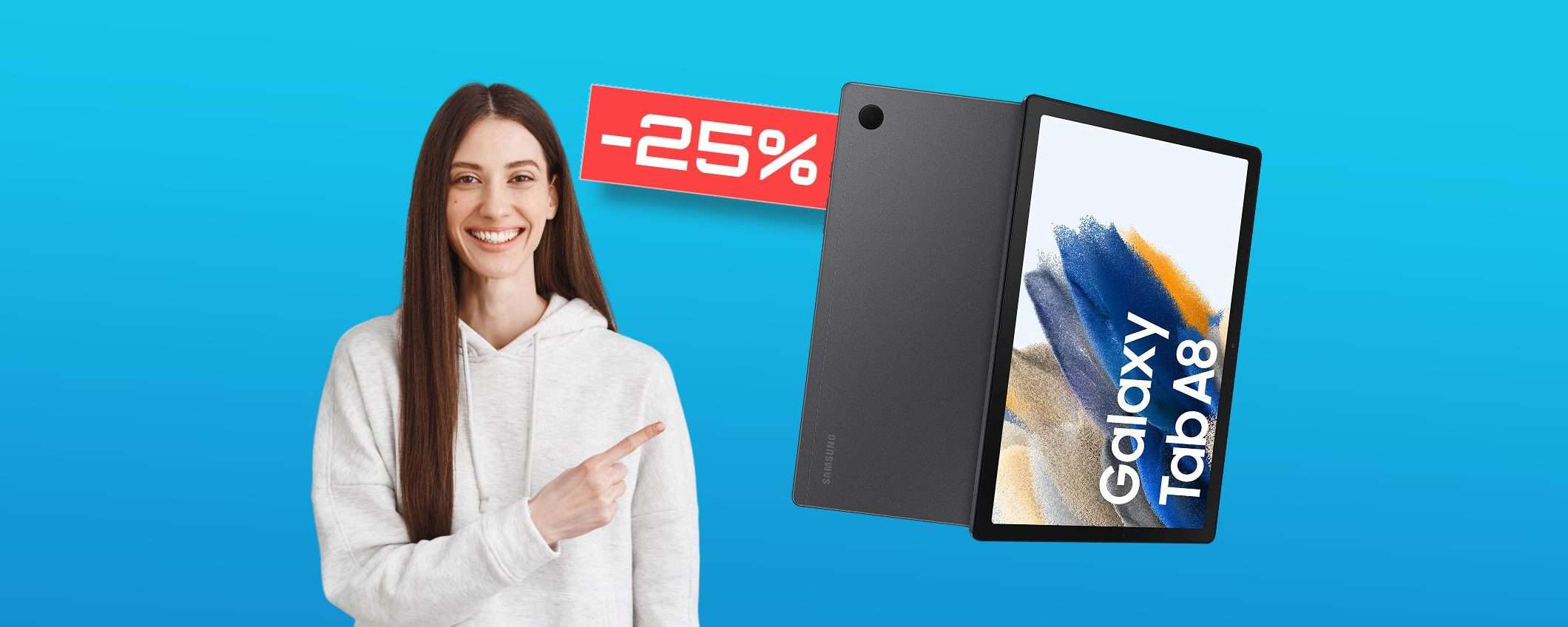 Tablet Samsung a prezzo BOMBA ma solo per pochi giorni (-25%)