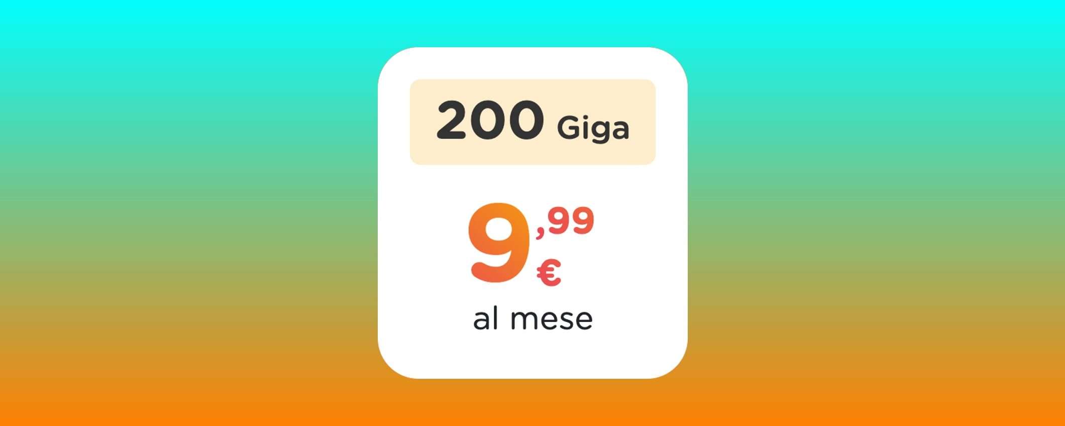 tho Che offerta!: 200 Giga di internet a meno di 10 euro al mese