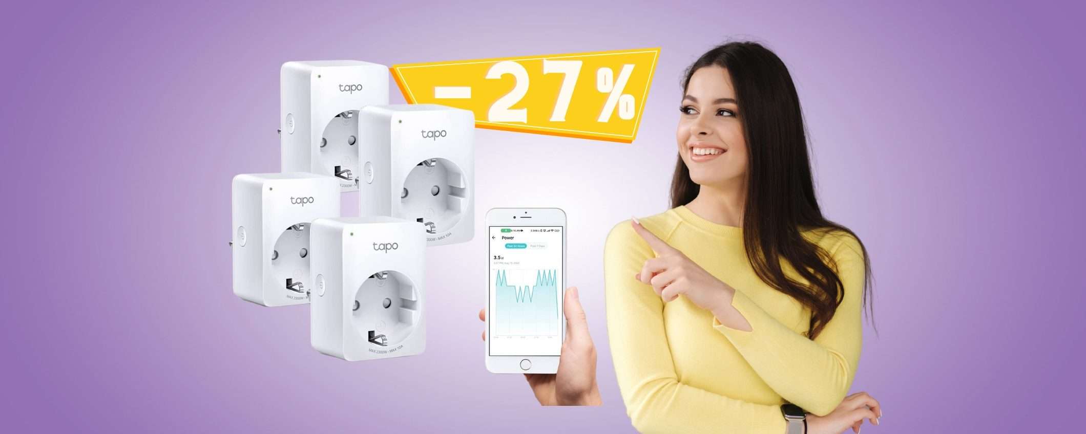 TP-Link Tapo: 4 prese smart per consumare meno (-27%)