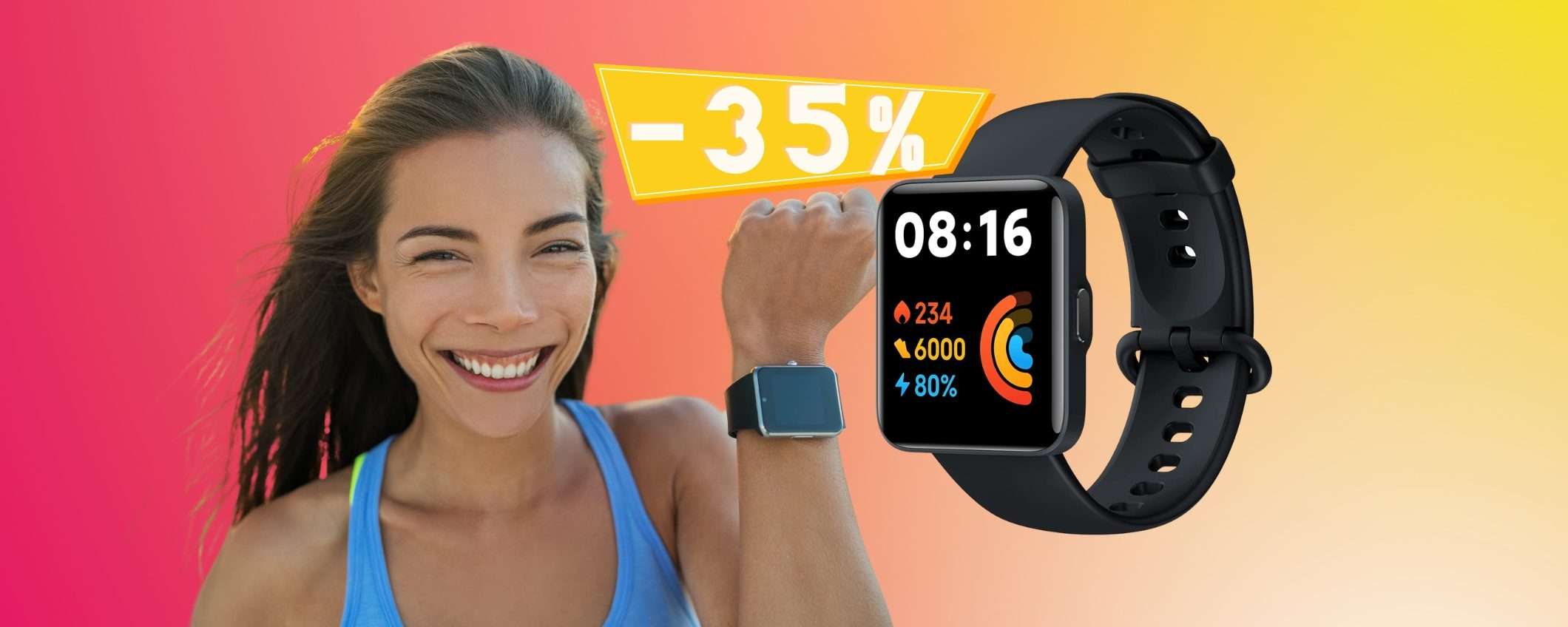 Xiaomi Redmi Watch 2 Lite: smartwatch a 52€ da prendere SUBITO