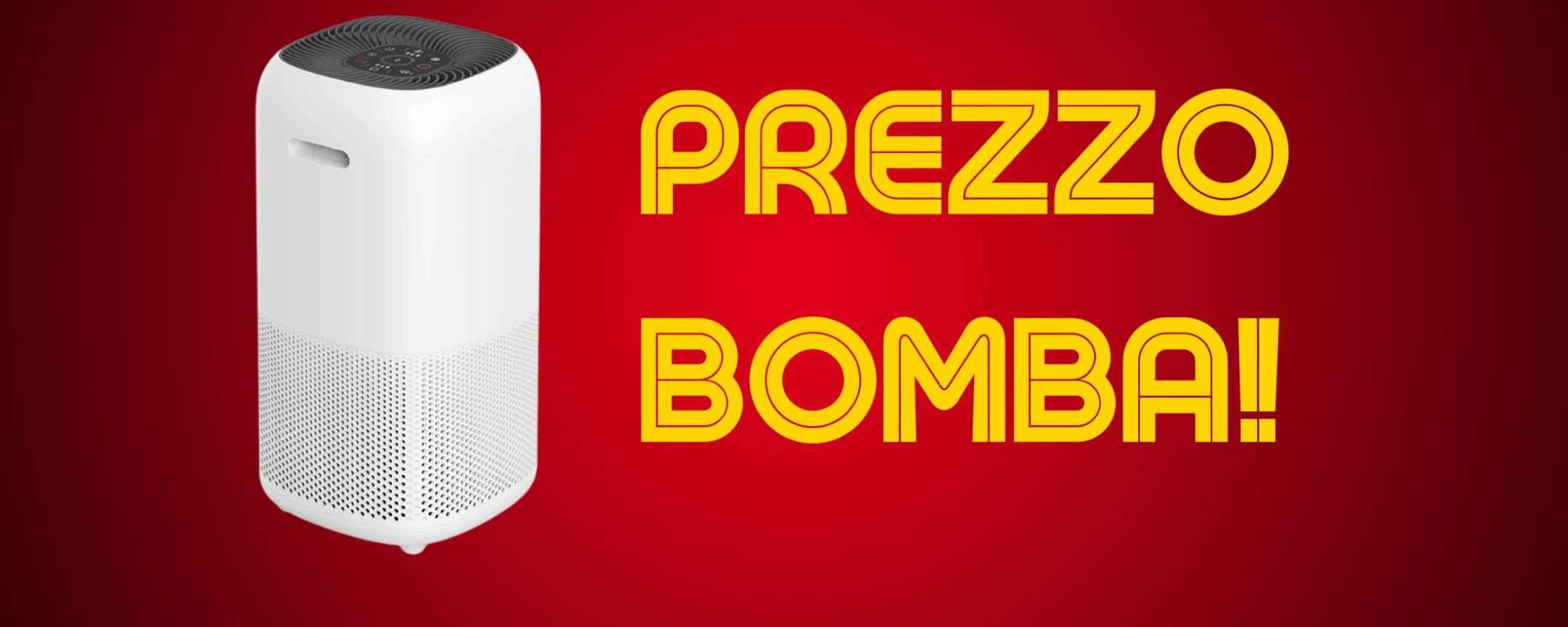 Purificatore d'aria Amazon Basic ad un prezzo bomba, rimuove anche l'odore di fumo