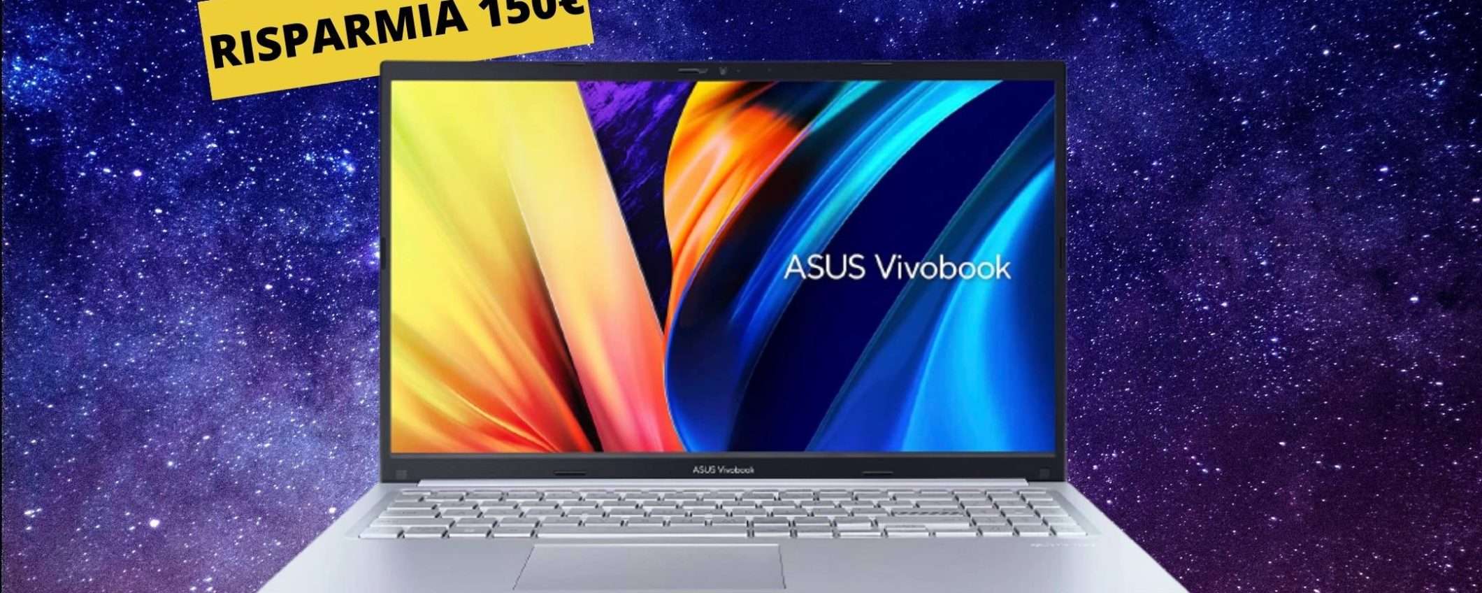 Asus VivoBook 15 con Windows 11 e Intel Core 12: 150€ di sconto e disponibilità immediata
