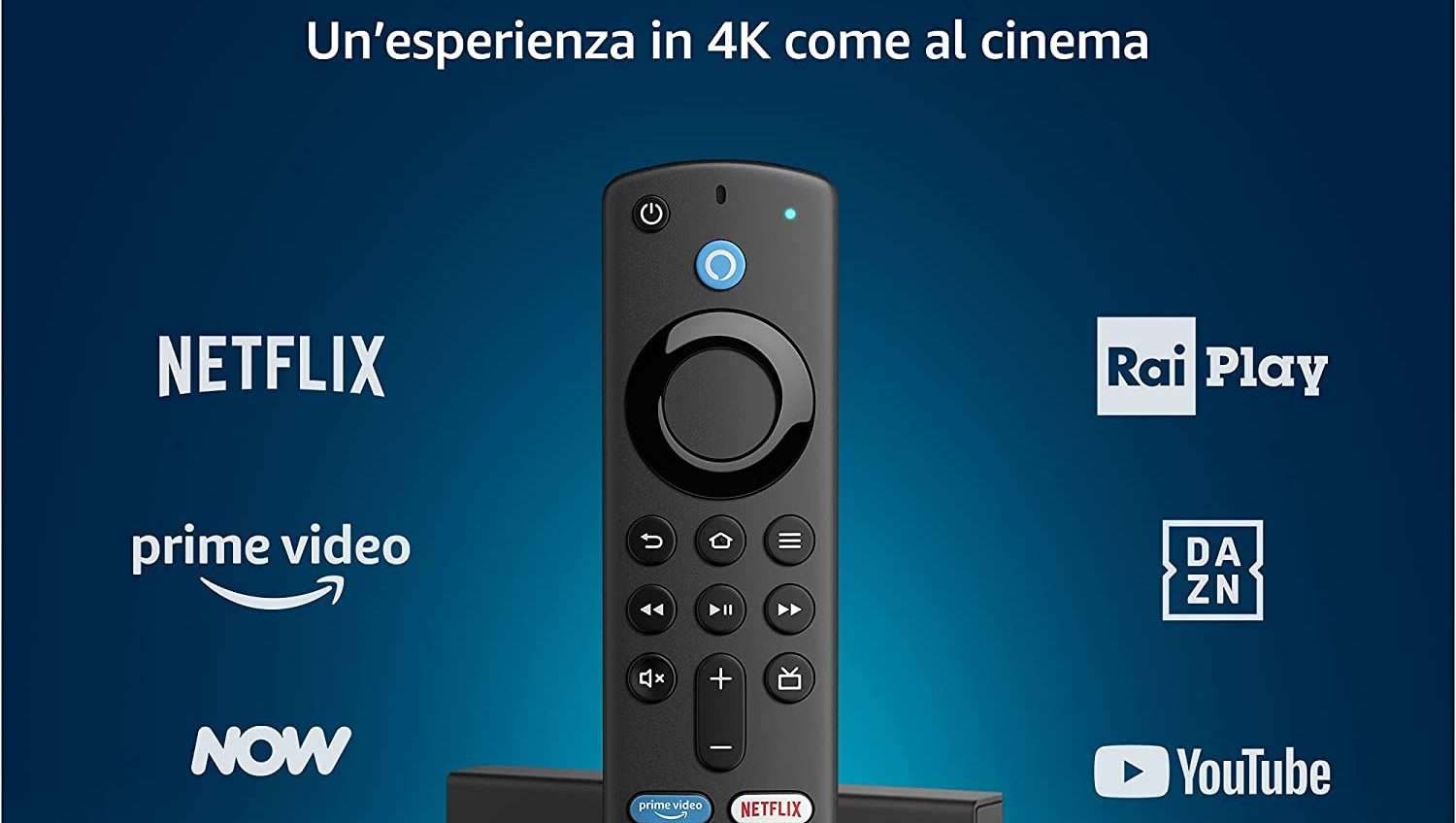 Amazon Fire TV Stick 4K, super prezzo su Amazon: sconto del 50%