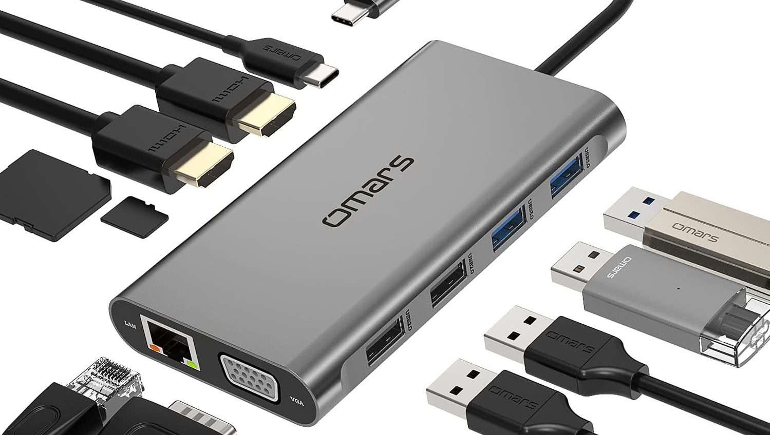 Nuovo Hub USB-C con 11 porte: in offerta su Amazon a META' PREZZO