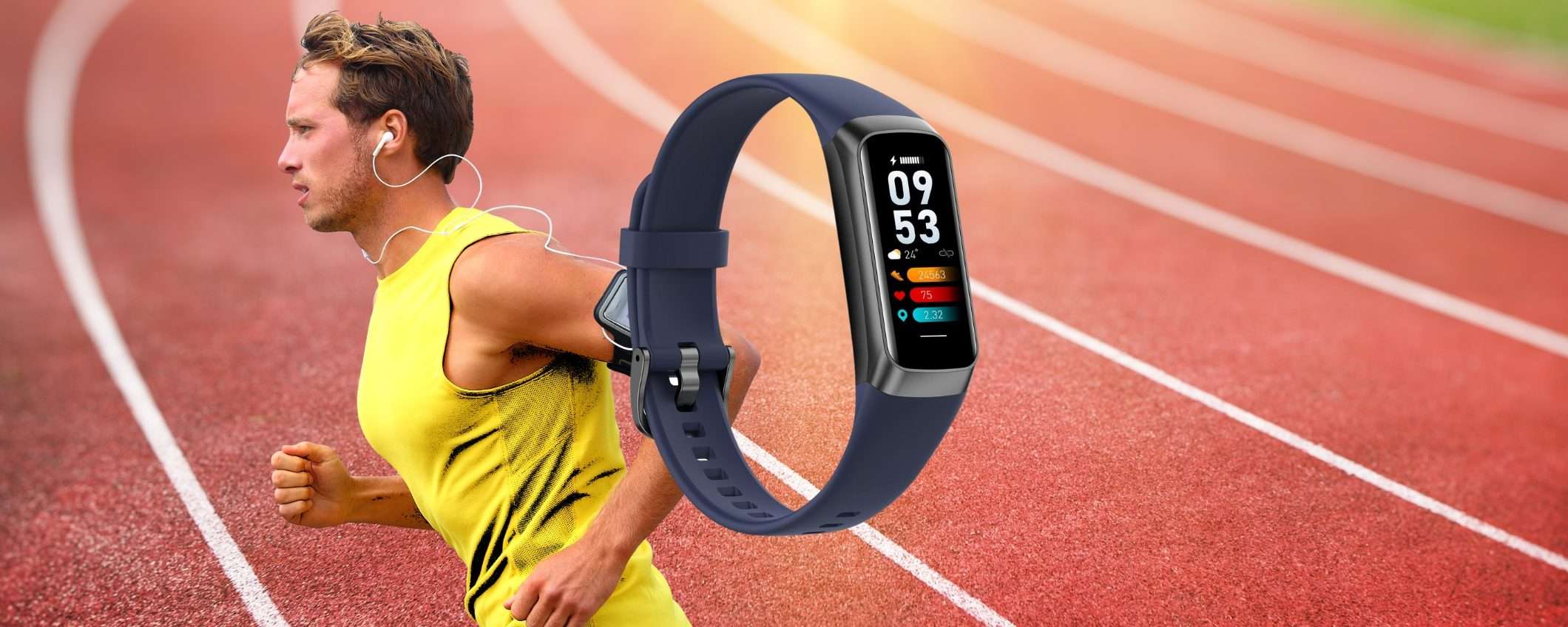 Smartwatch AMOLED impermeabile: come un coach al polso (-57%)