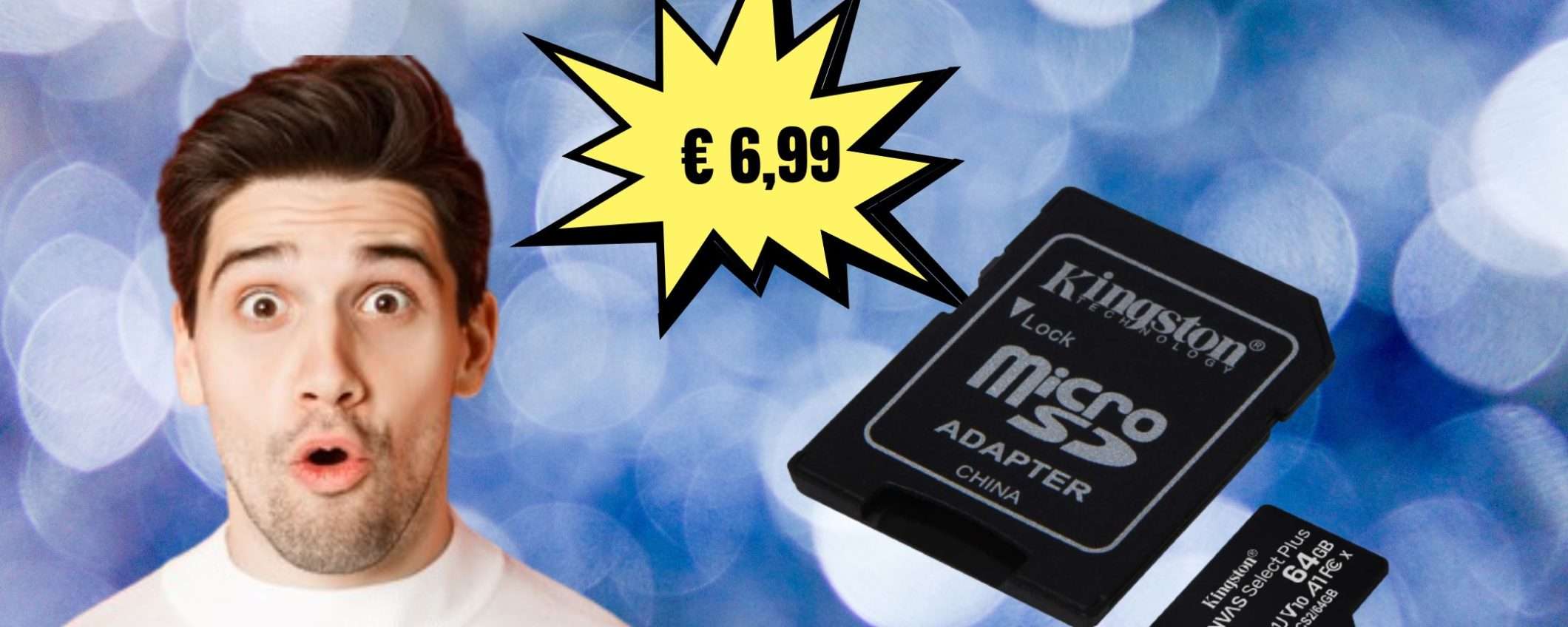 Addio memoria piena, scheda microSD a PREZZO STRACCIATO (6€)