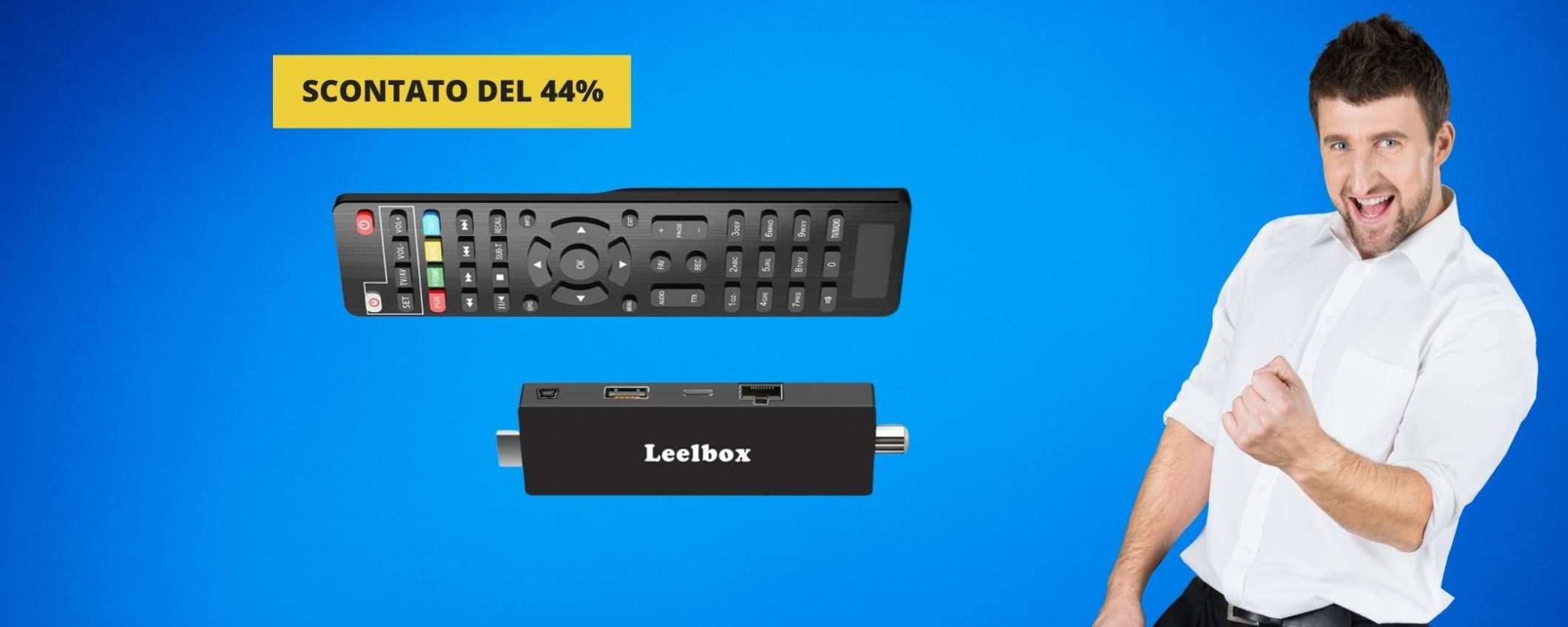 Leelbox Decoder DVB-T2: super compatto e ad un prezzo sfacciatamente basso