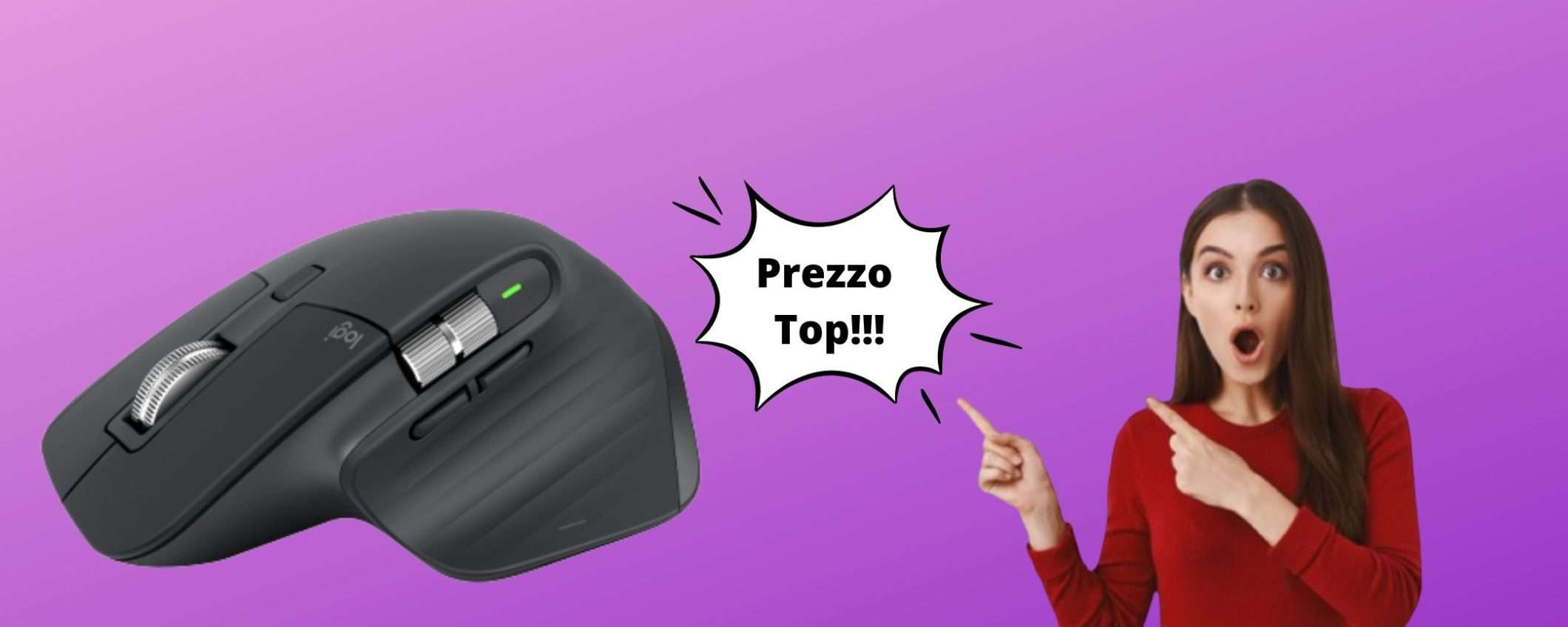 Mouse senza fili Logitech, il TOP è ora disponibile con uno SCONTO FOLLE