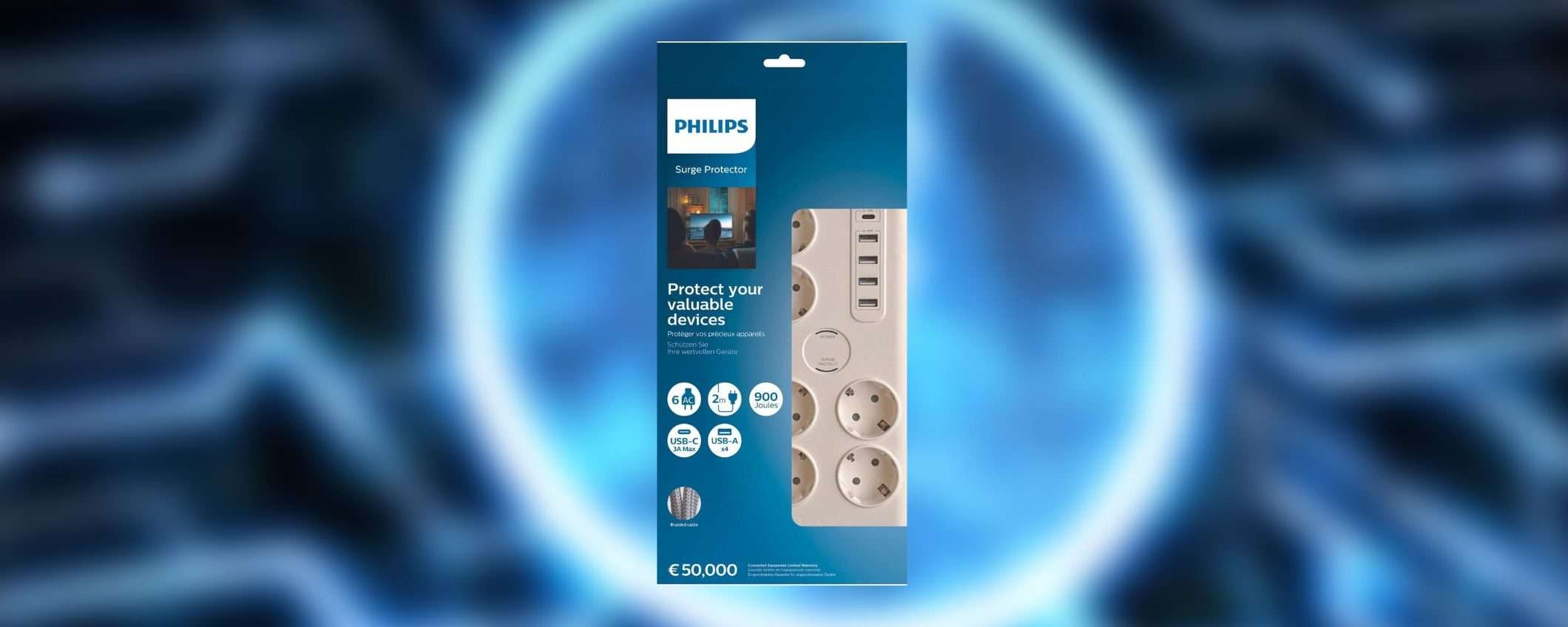 Questa multipresa Philips ha tutto, anche le USB: al prezzo più basso di sempre